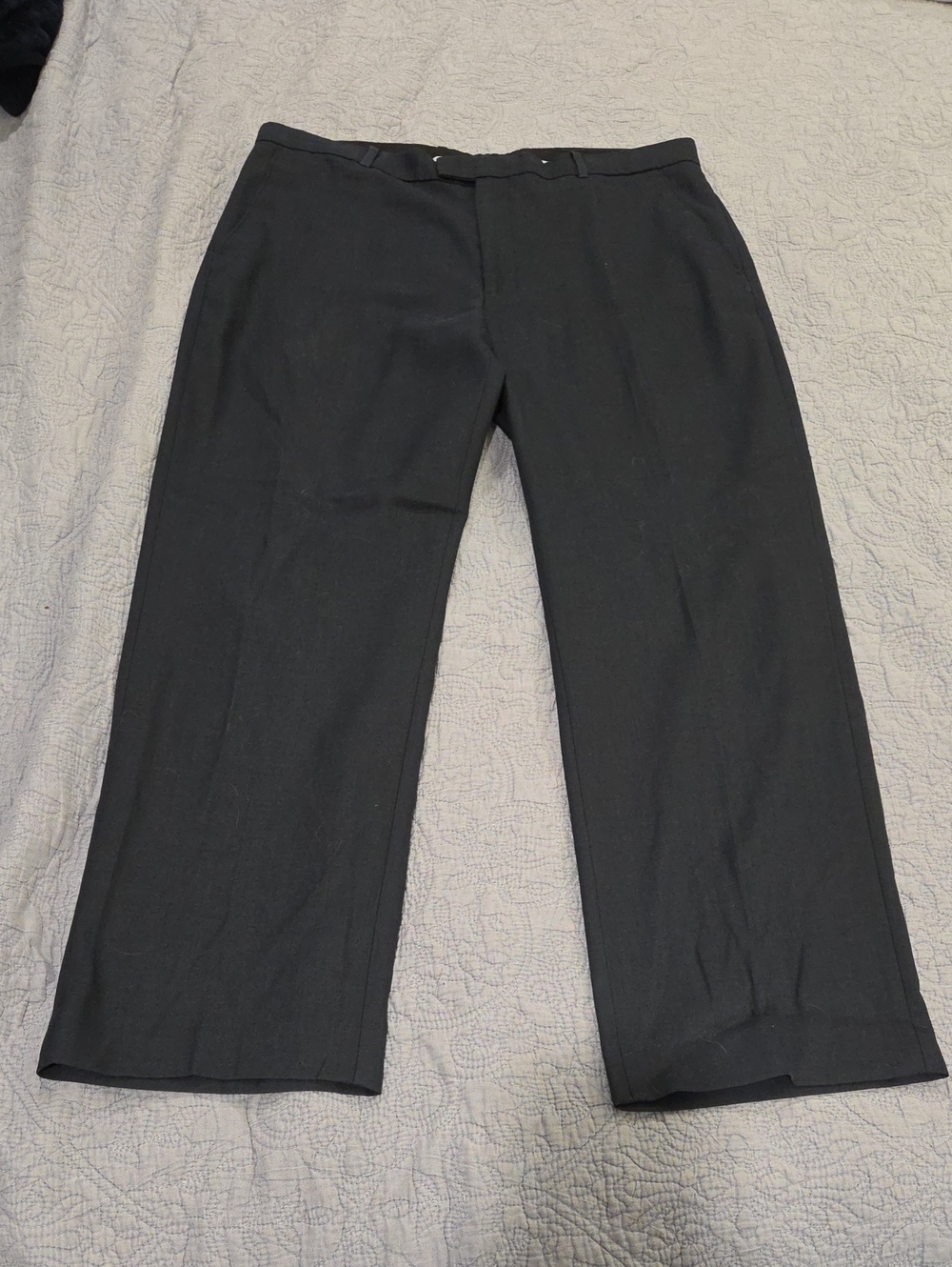 Perry Ellis Men's Black Dress Pants - Straight Leg Size 36!